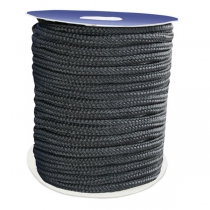 Lano mooringová 12 mm (2650 kg) černé - Polyester