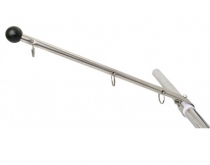 Držiak vlajky nerez 39cm na zábradlie