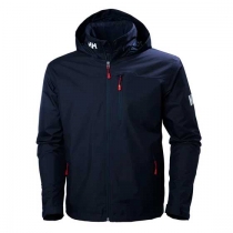 Helly Hansen Crew Hooded Midlayer Jacket Navy