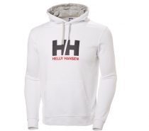 Helly Hansen Logo Hoodie pánska mikina biela