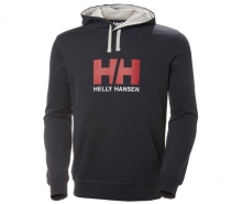 Helly Hansen Logo Hoodie pánska mikina navy