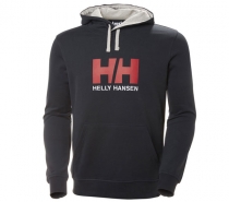 Helly Hansen Logo Hoodie pánská mikina navy