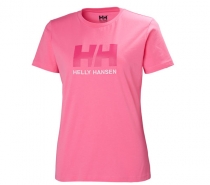 Helly Hansen Logo-T-Shirt Azalee Rosa