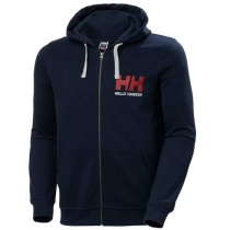 Helly Hansen Logo Full Zip Hoodie pánská mikina navy