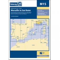 Imray map M15 Marseille to San Remo