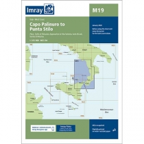 Imray map M19 Capo Palinuro to Punta Stilo