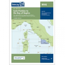 Imray mapa M46 Isole Pontine to the Bay of Naples