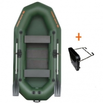 Boat Kolibri K-270 T profi green, lamella floor