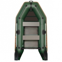 Boat Kolibri KM-245 green, lamella floor