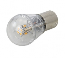 žiarovka BA15d LED 0,6W 10-30V 2900k - teplá biela