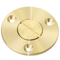 Deck bushes - tight drain plug brass - With slitted screw