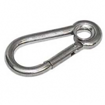 Carabiner with eye 100x100 mm