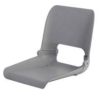 Plastová sedačka bez polstrovania šedá,sklápacia