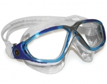 Plavecké brýle - VISTA modro-stříbrné, čirá skla