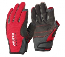 Musto Essential sailing - rukavice červené dlhé prsty