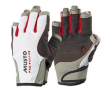 Musto Essential rukavice biele krátke prsty