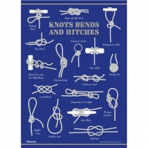 Knots, Bends, and Hitches Tea Towel