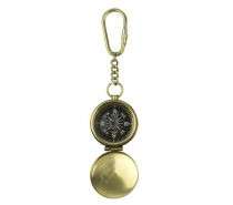 Lidded Compass Keyring