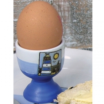 Stojan na vajíčko modrý maják