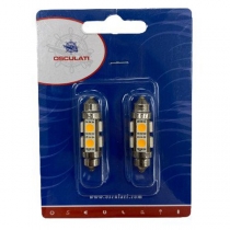 2 Festoon LED bulb 38 mm 3000 K