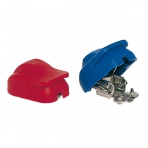 Universal snap mounting battery terminals