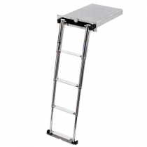 4-step foldaway ladder