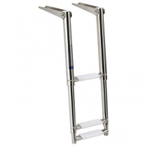 Telescopic narrow ladder