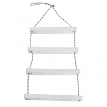 Rope plastic ladder for boats