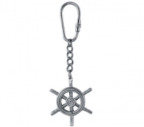 Keyring pendant Nickel rudder