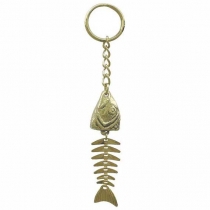 Keyring fish skeleton