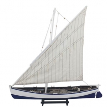 Model rybářský člun 60 x 62 cm