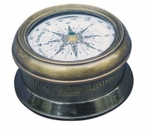 Compass antique brass