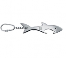 Prívesok na kľúče žralok s otváračom nikel
