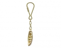 Keyring boat brass