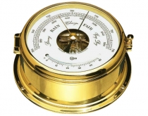 BARIGO Skipper - nástenný barometer, zlatý
