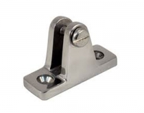 Stainless steel base for bimini - straight with screw
