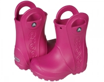 Crocs Kid's Handle It dětské holínky růžové