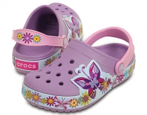 Crocs Kids Crocband Butterfly Clog detské šľapky