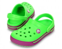 Crocs Crocband 2.5 Clog dětské sandály zelené