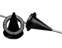 Cuff cone 89mm rubber black