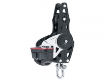 Harken 57 mm Fiddle Block — Swivel, Becket, Cam Cleat