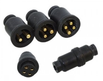 3 pole cable connector