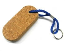 Keyring cork oval