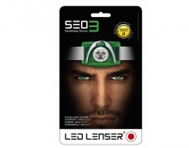 Čelovka Led Lenser SEO 3 zelená