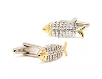 Fish cufflinks