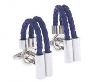Cufflinks rope blue
