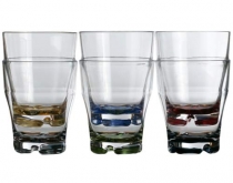 PARTY water glass coloured