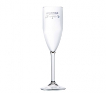 WELCOME TO LIFE Champagne glass