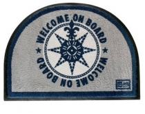 Marine Business - rohož - Welcome on board, modrá