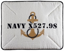 Marine Business - bath mats, white